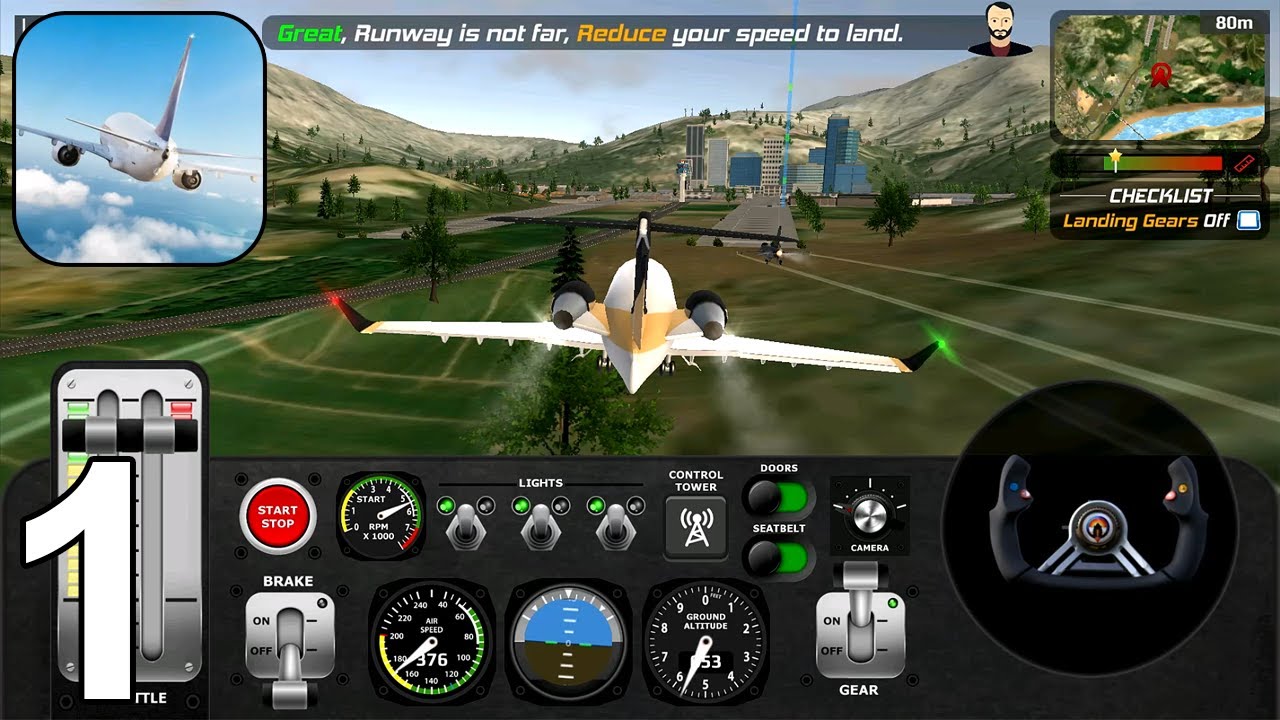 Airplane Flight Pilot (By Game Pickle) Android Gameplay - Part 1