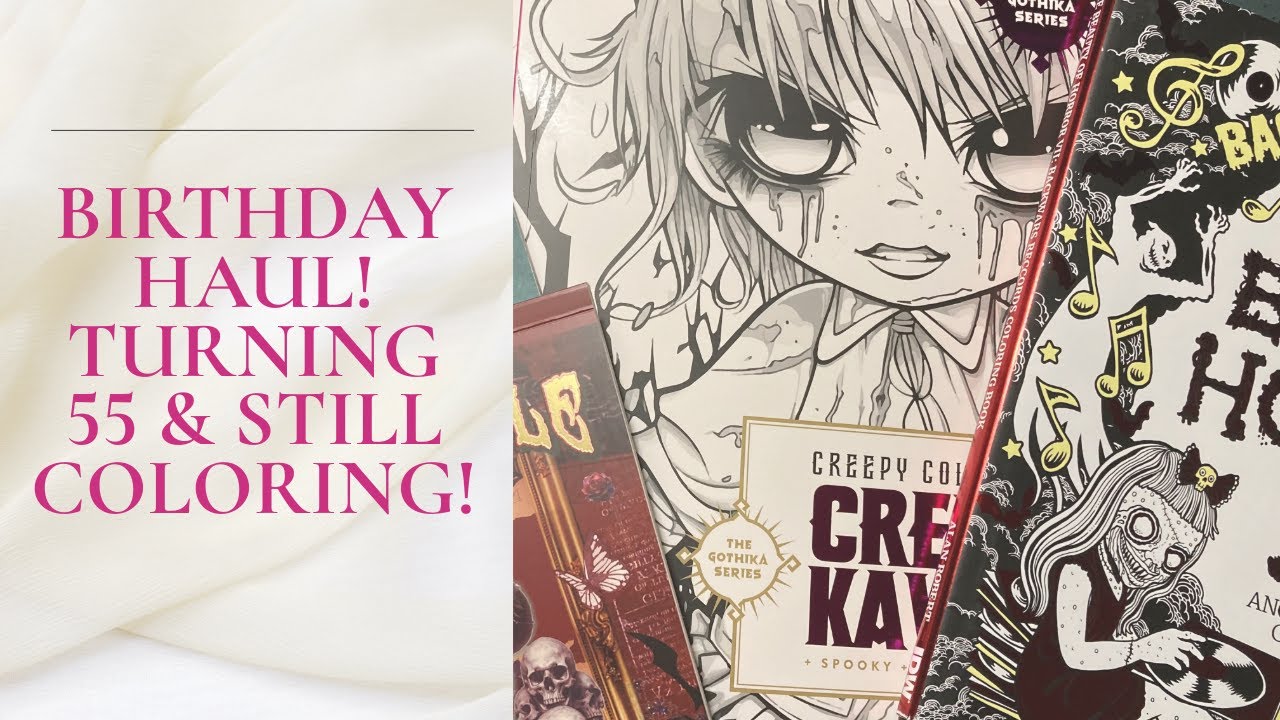 Adult Coloring Book Haul For My Birthday! Coloring & Stationary Items!