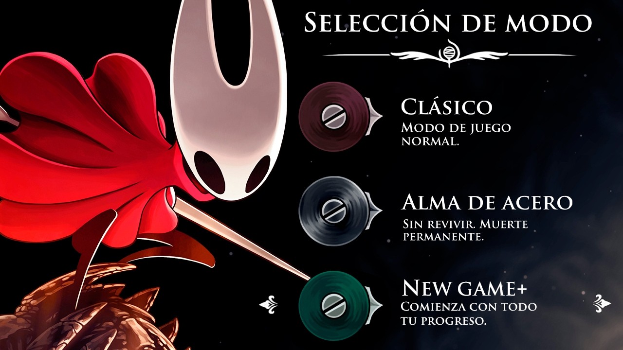 Probé el modo NEW GAME + en SILKSONG