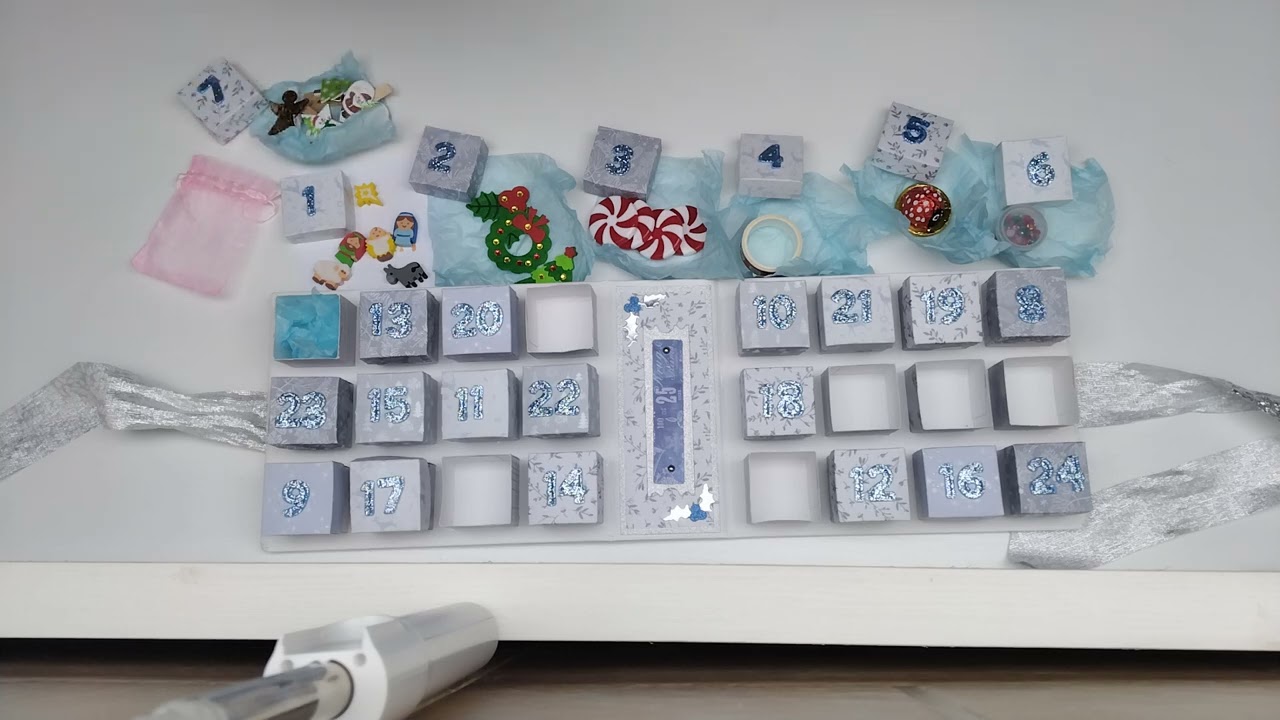 ABRIMOS MI CALENDARIO DE ADVIENTO HECHO POR GUECAS CAMINO DE SANTIAGO SCRAP 🥰👍#unboxing #regalos