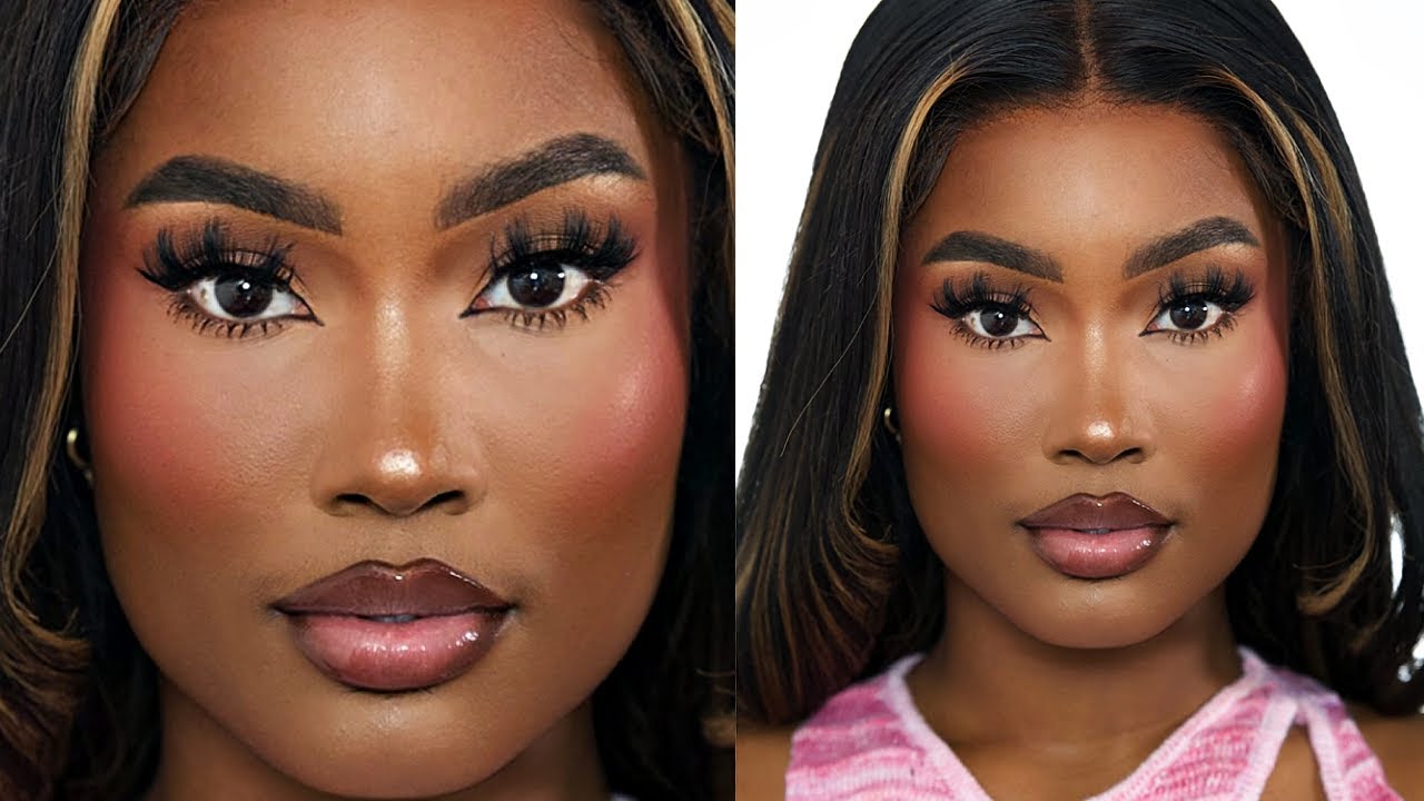 SUPER detailed foundation routine *Talk through* (Dark skin friendly)