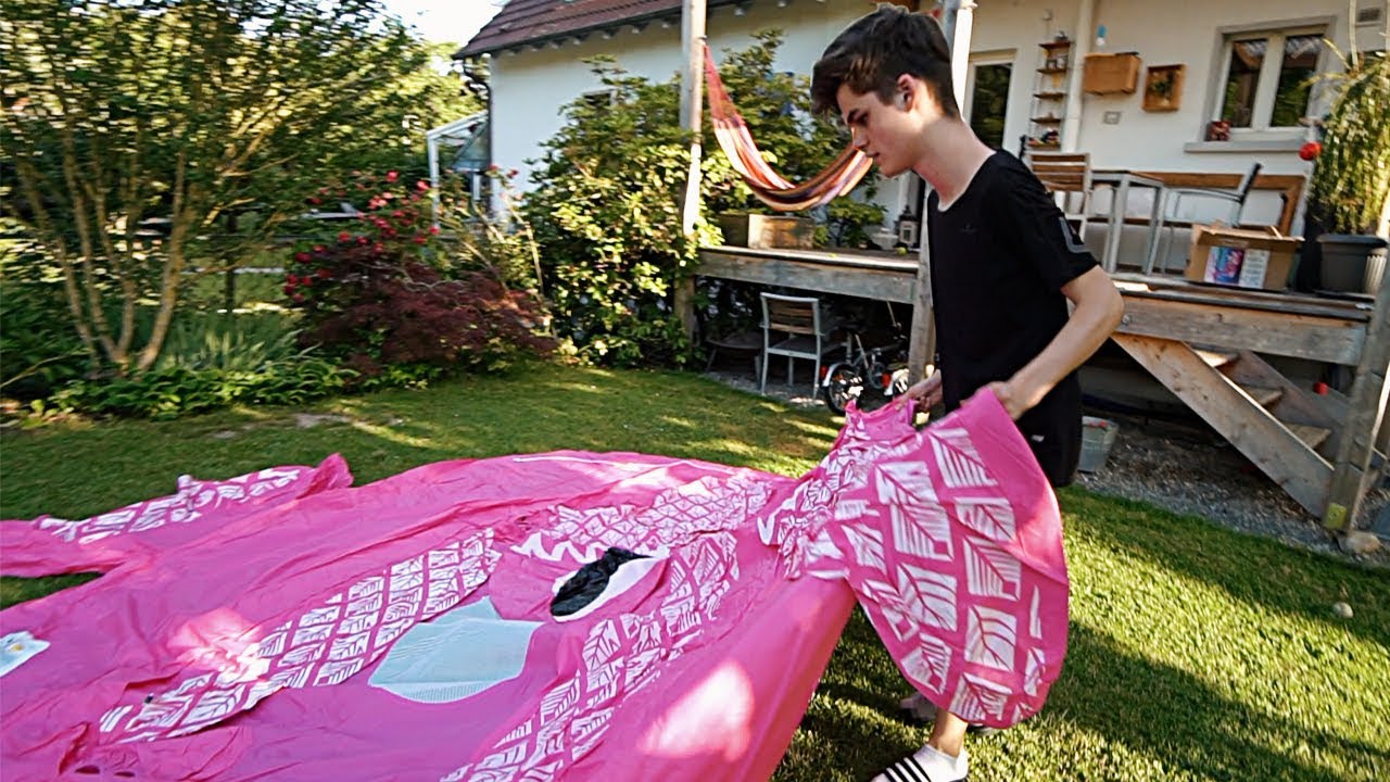 Was mache ich mit einem XXL Flamingo? (Vlog) | Oskar