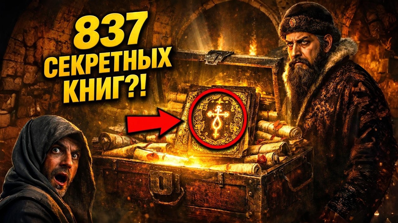 🔥 Иван Грозный УНИЧТОЖИЛ СВИДЕТЕЛЕЙ? Тайна библиотеки, о которой молчат 500 лет! #история