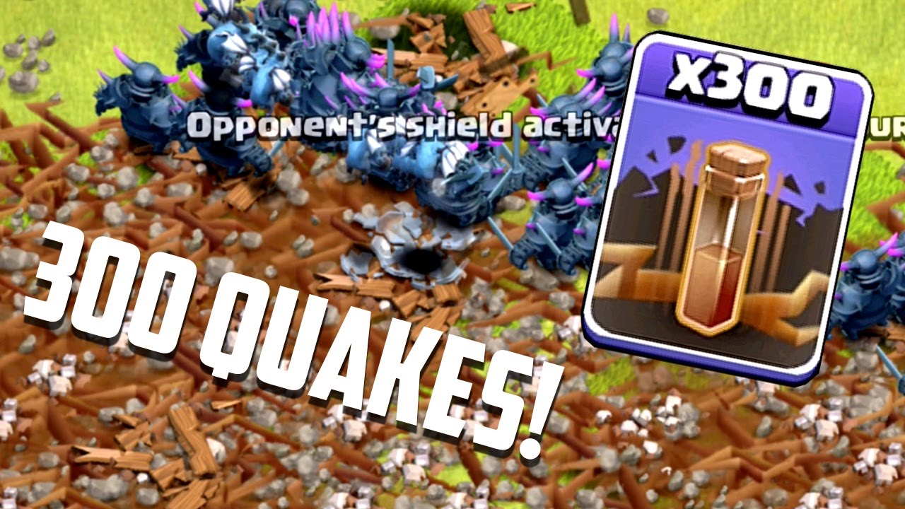 Clash of Clans — 300 ЗЕМЛЕТРЯСЯЩИХ ЗАКЛИНАНИЙ! РАЗРУШАЮТ СТЕНЫ