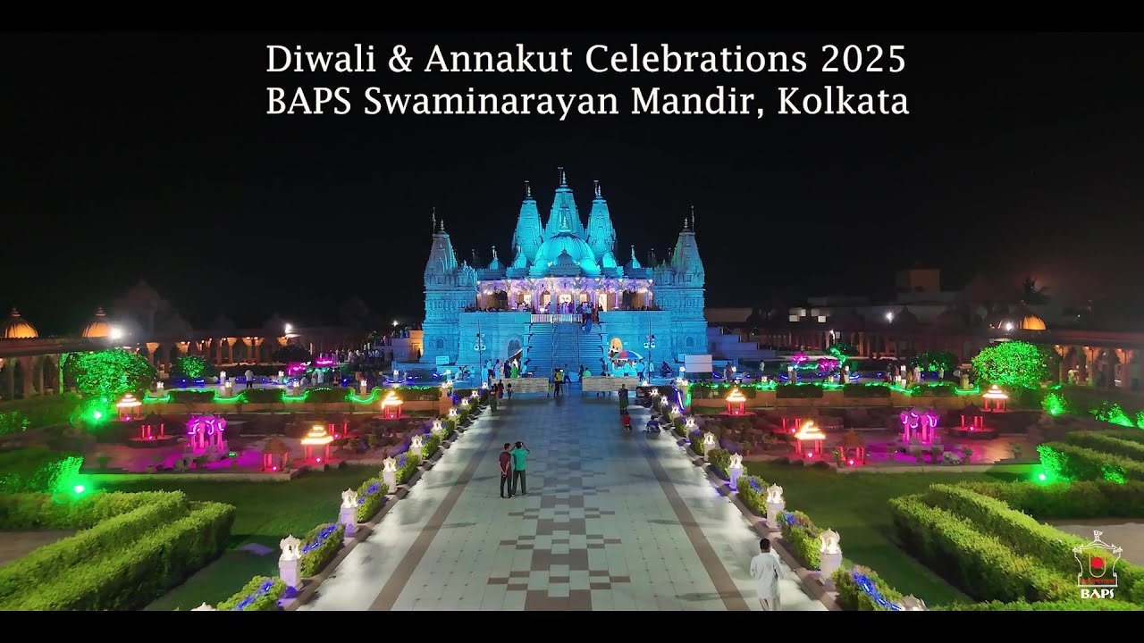 Kolkata: Diwali & Annakut Celebrations 2025 at BAPS Shri Swaminarayan Mandir