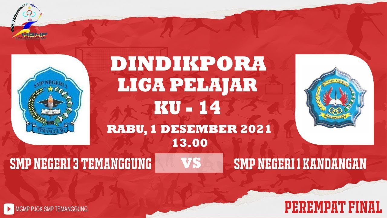 PERTANDINGAN 8 BESAR (SMP NEGERI 3 TEMANGGUNG VS SMP NEGERI 1 KANDANGAN
