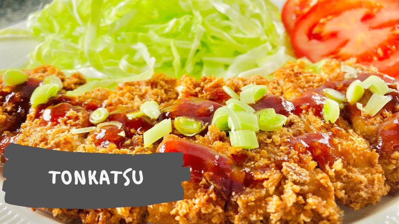 TONKATSU Chuletas de cerdo empanadas estilo japonés |