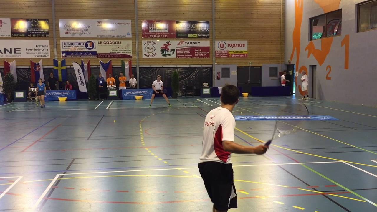 Crossminton-EC2016: Wirth vs. Kaatz