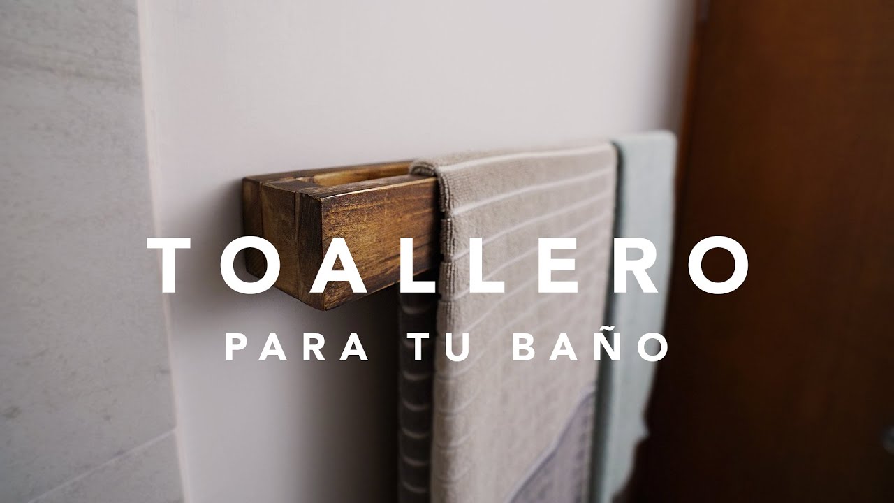 Como hacer un Toallero de Madera | Fácil instalación  | Arturo Mendez