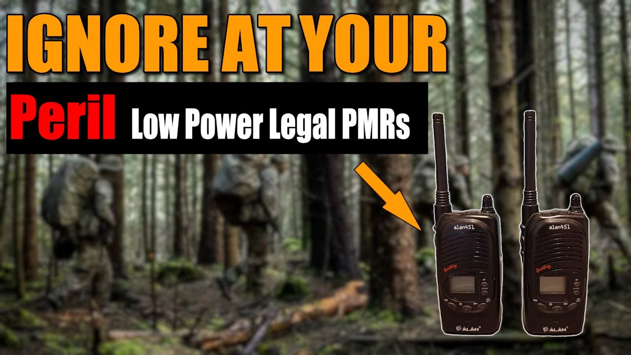 Preppers, don't ignore Low Power PMR - Why they trump high power radios when it comes to SECURITY