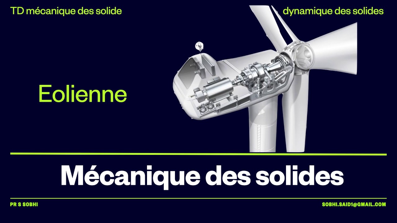 dynamique des solides : troseur cinétique et dynamique +application