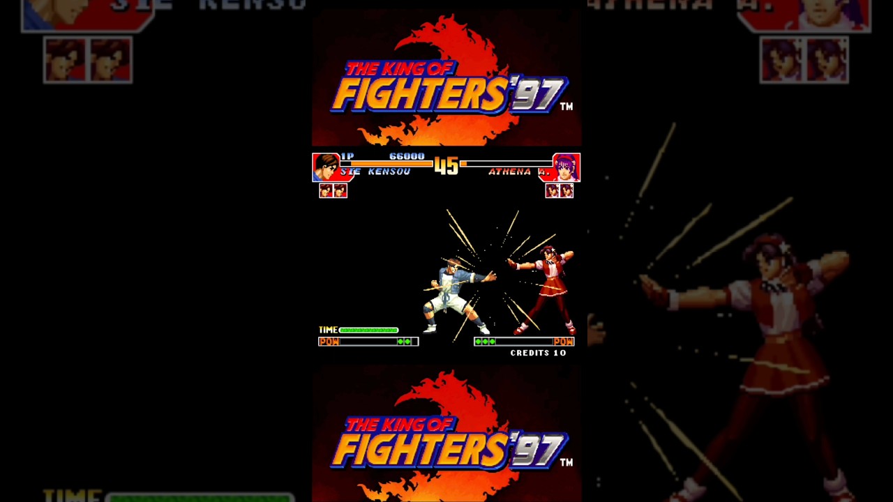 The Kof 97 Sie Kensou Vs Athena #kof #multiplayer #fightinggames