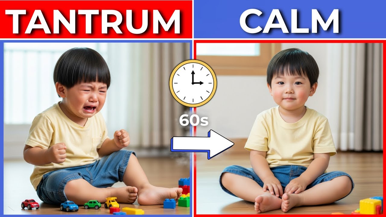 This Korean Method Calms Tantrum in 60 Seconds
