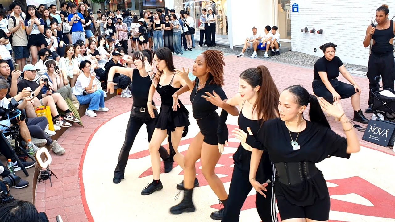 [STREET ARTIST] NOVA, MULTINATIONAL DANCE TEAM. HONGDAE BUSKING. 240802.