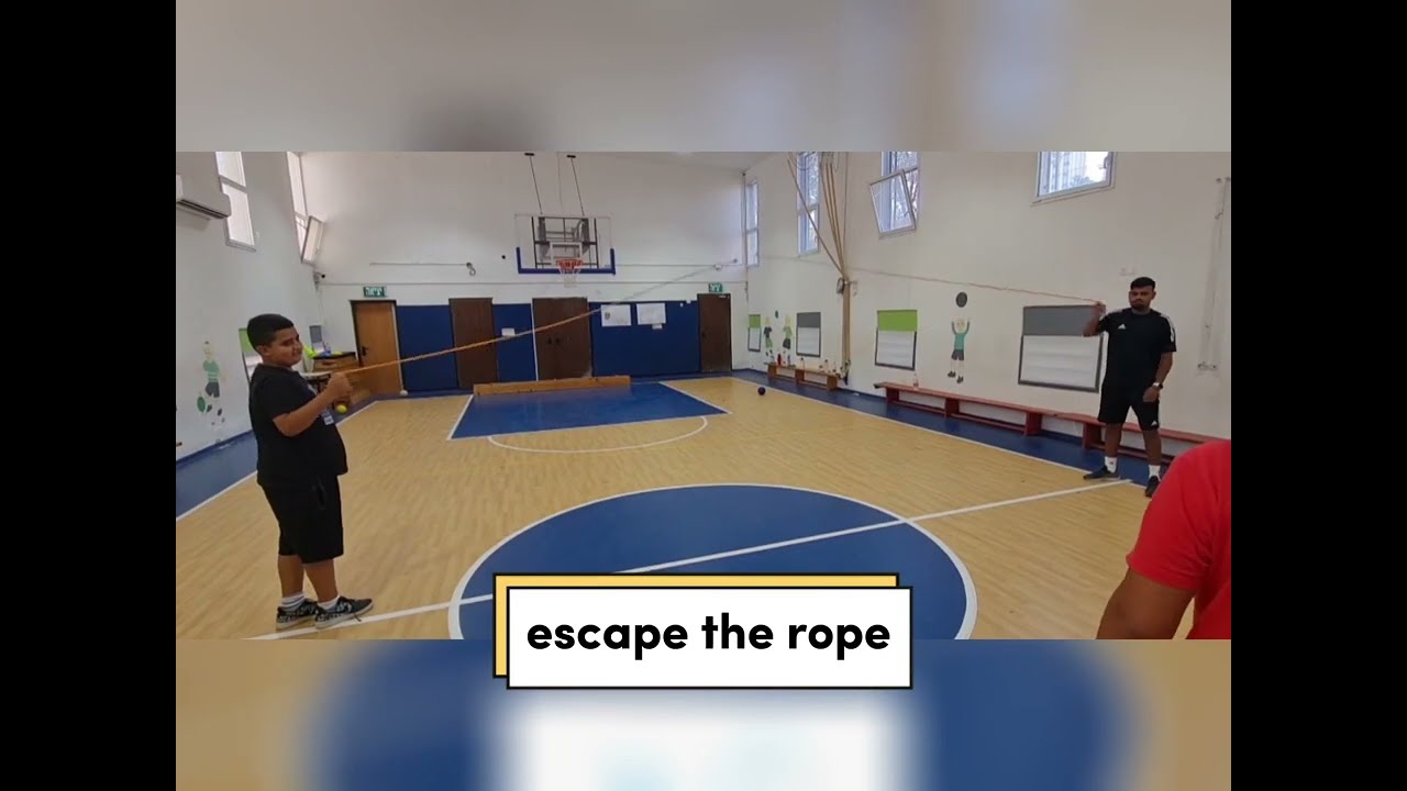 Fun physical education games | pe games | escape the rope