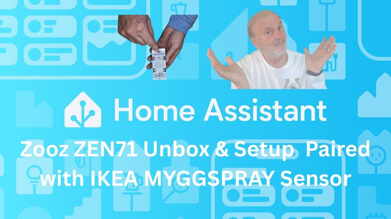 Распаковка и настройка Zooz ZEN71 в паре с датчиком IKEA MYGGSPRAY.