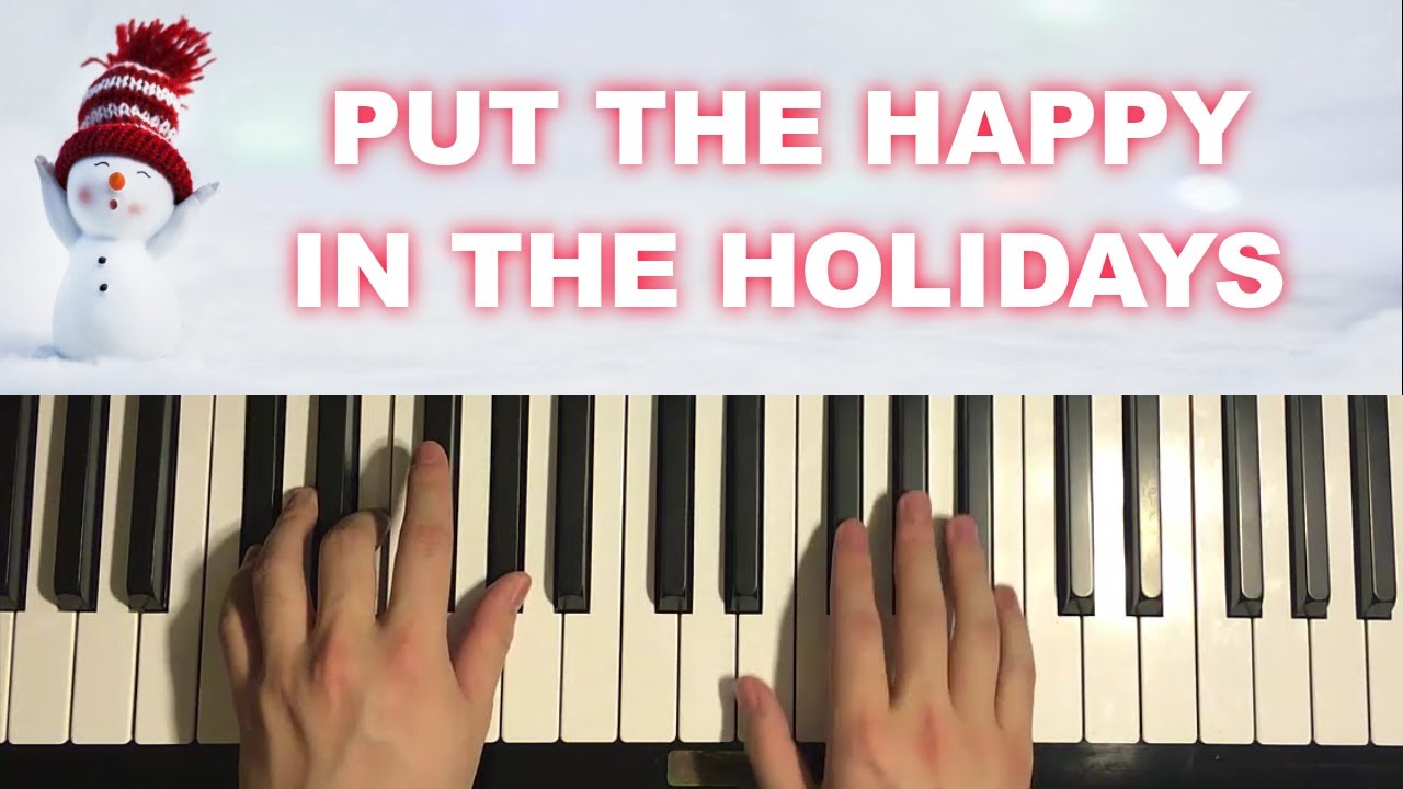 How To Play - Put the Happy in the Holidays (Piano Tutorial Lesson) - from Disney Channel Stars