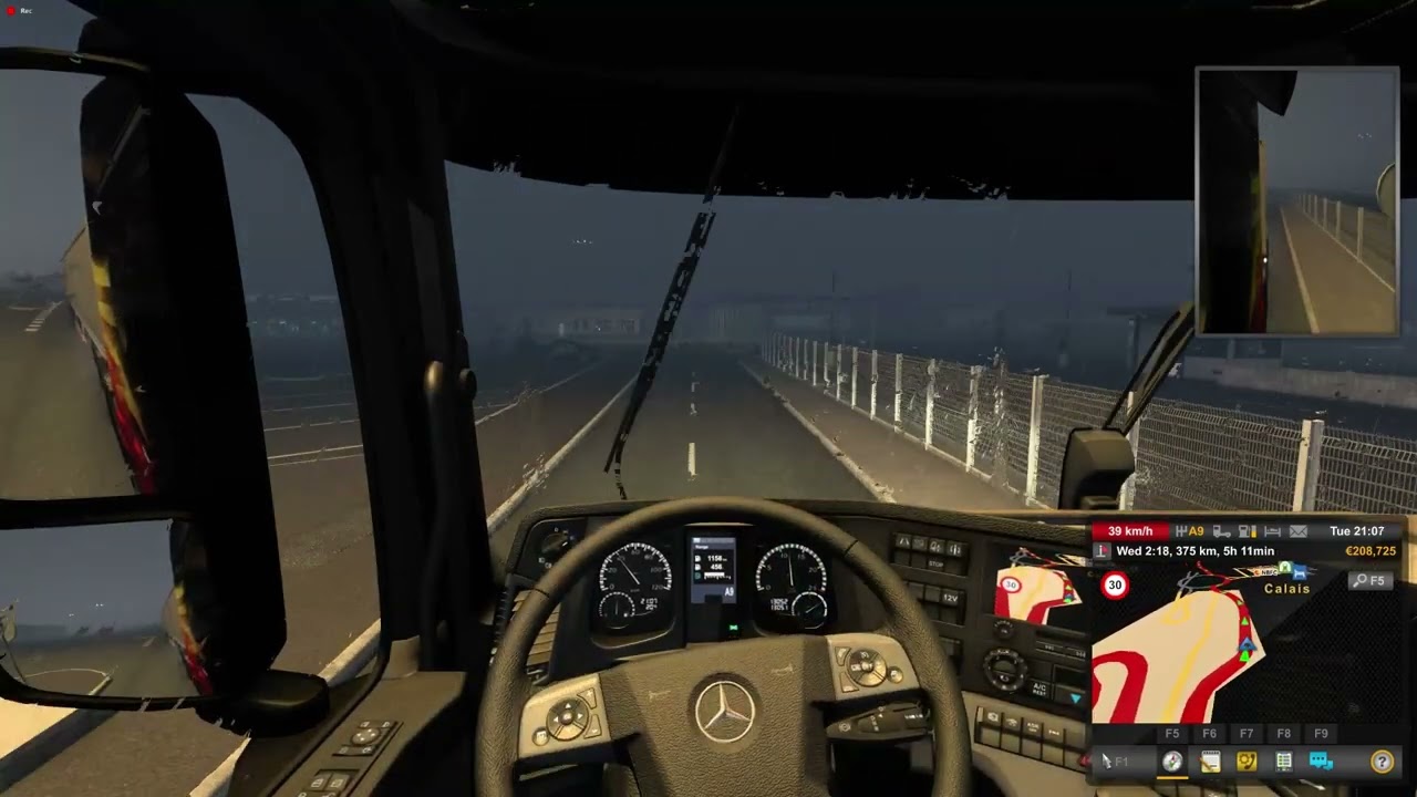 Eurotruck sim Ferry Crossing Dover to Calais