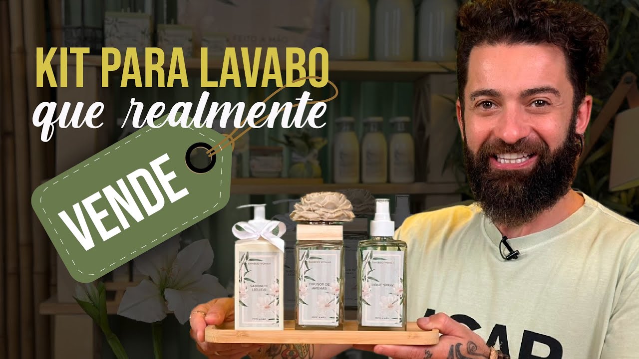 MONTE SEU PRÓPRIO KIT PARA LAVABO COM: SABONETE LÍQUIDO, HOME SPRAY E DIFUSOR DE AROMAS |PETER PAIVA