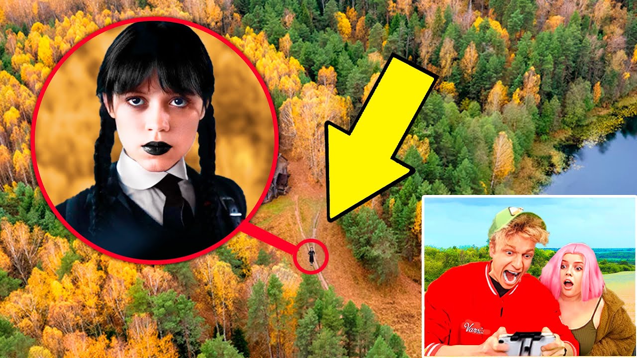 NOUS L'AVONS RETROUVÉE ! Wednesday Addams s'est fait attraper dans la VRAIE VIE !