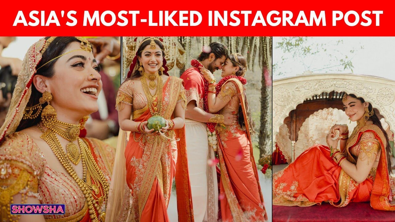 Rashmika’s Wedding Pictures Become MOST LIKED Instagram Post In Asia, UNSEEN Palki Entry Goes Viral