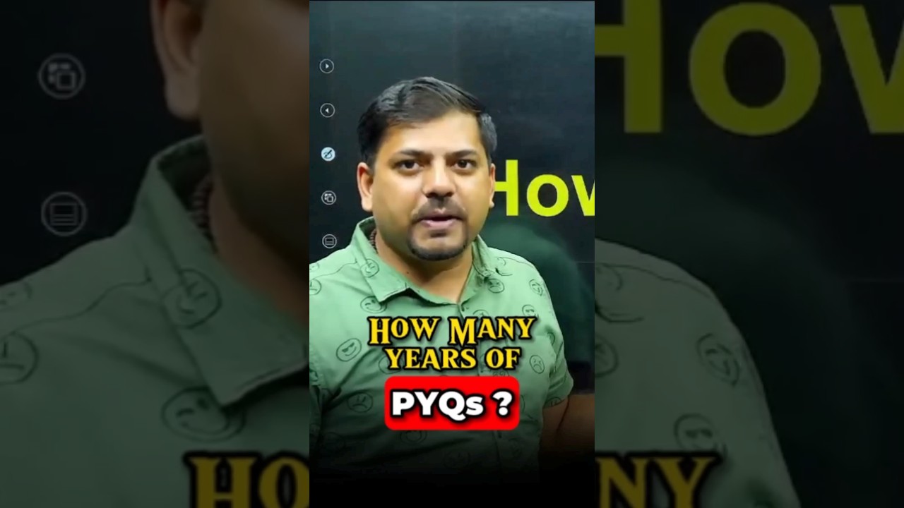 How many Years PYQs for JEE?🤯🤯#jee #jee2025 #jeepyq #pyq #iit #iitjee #jeepreparation #pyqs