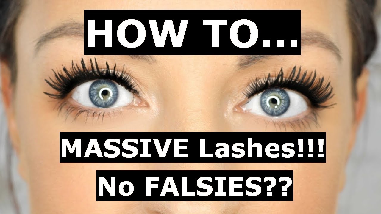 How I get HUGE lashes without using falsies! | Biggest lashes EVER!