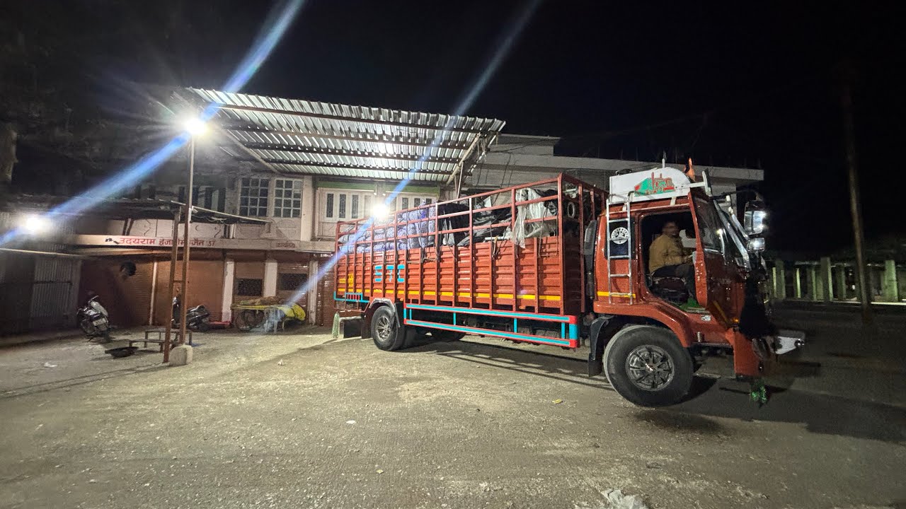 Trucking Loading Rat 2 Baje Complete Huyi 😱|| Chandigarh To Karnataka || Ep5 