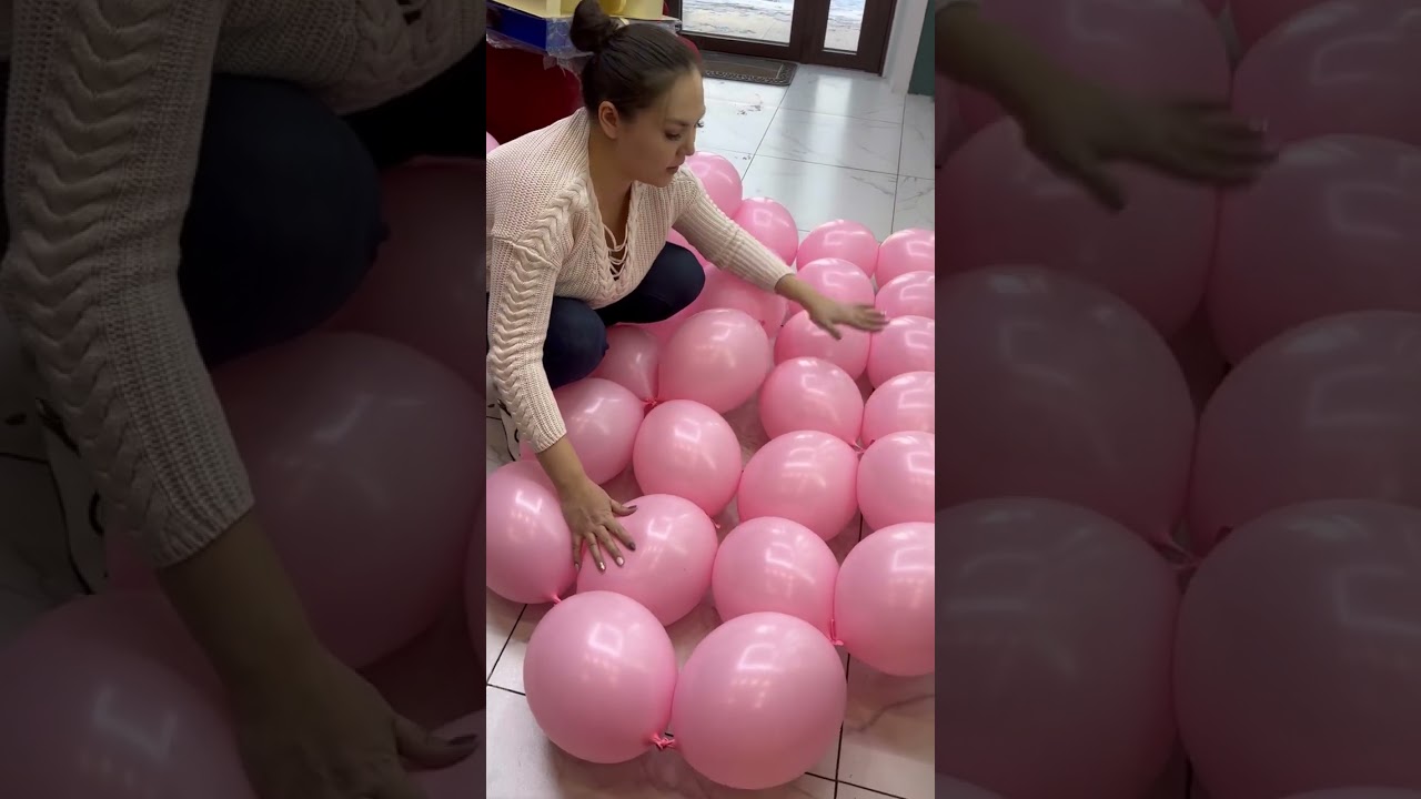 ГИГАНТСКОЕ СЕРДЦЕ из шаров на День Влюбленных