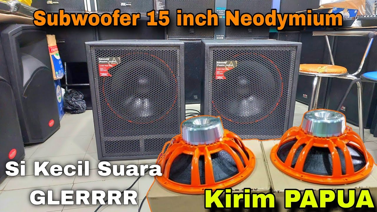 Si Kecil Cabe Rawit Lur! Speaker ASHLEY Orange N1540 Neodymium Tes Buat SUBWOOFER Siap Kirim PAPUA