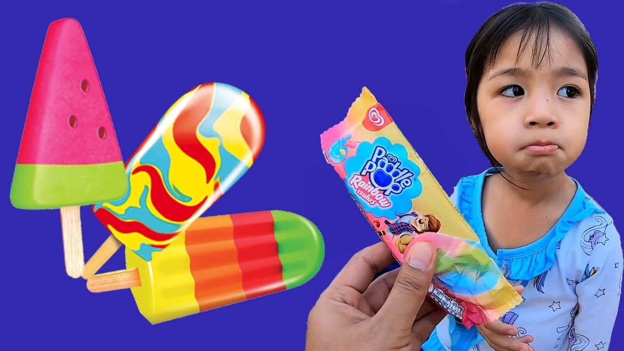 บริ้งค์ไบรท์ | ขี่มอเตอร์ไซค์ไปกินไอติม Ice Cream Rainbow Paddle Pop