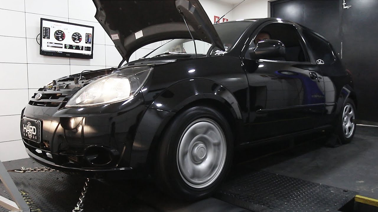 Ford Ka com motor 2.0 Duratec encara dinamômetro [Ranking Preparados FULLPOWER]