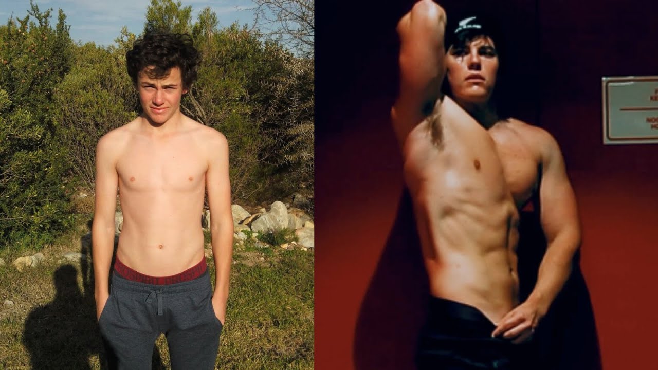 Jared Hoole 3 year natural transformation 16-19