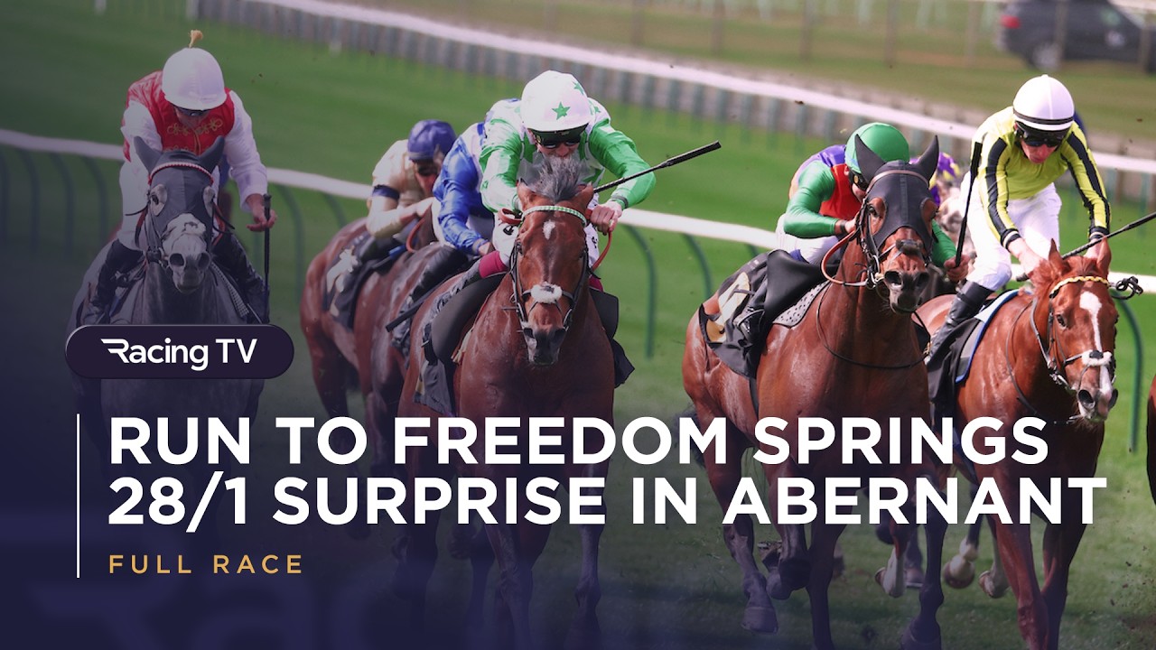 Run To Freedom springs 28/1 surprise in Abernant | Full Race | 2026 | Racing TV