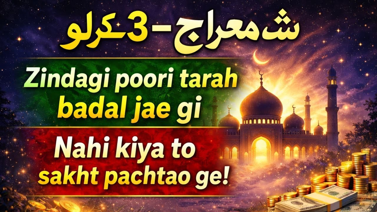 Shab-e-Mehraj ka khas wazifa