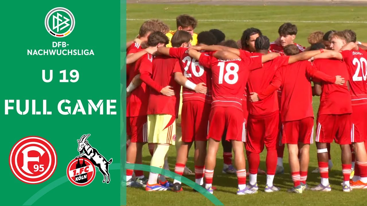 Fortuna D&uuml;sseldorf U 19 vs. 1. FC K&ouml;ln U 19 | Full Game | U 19-DFB-Youth-League
