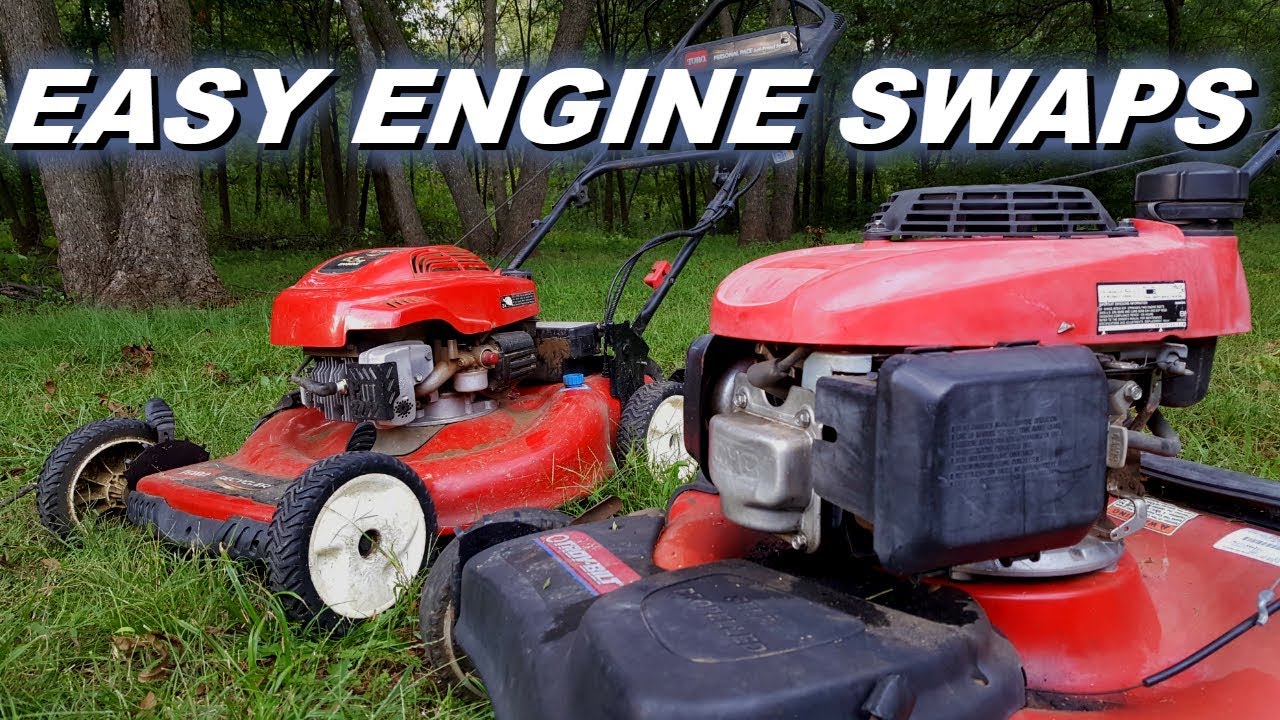 Lawnmower engine swap