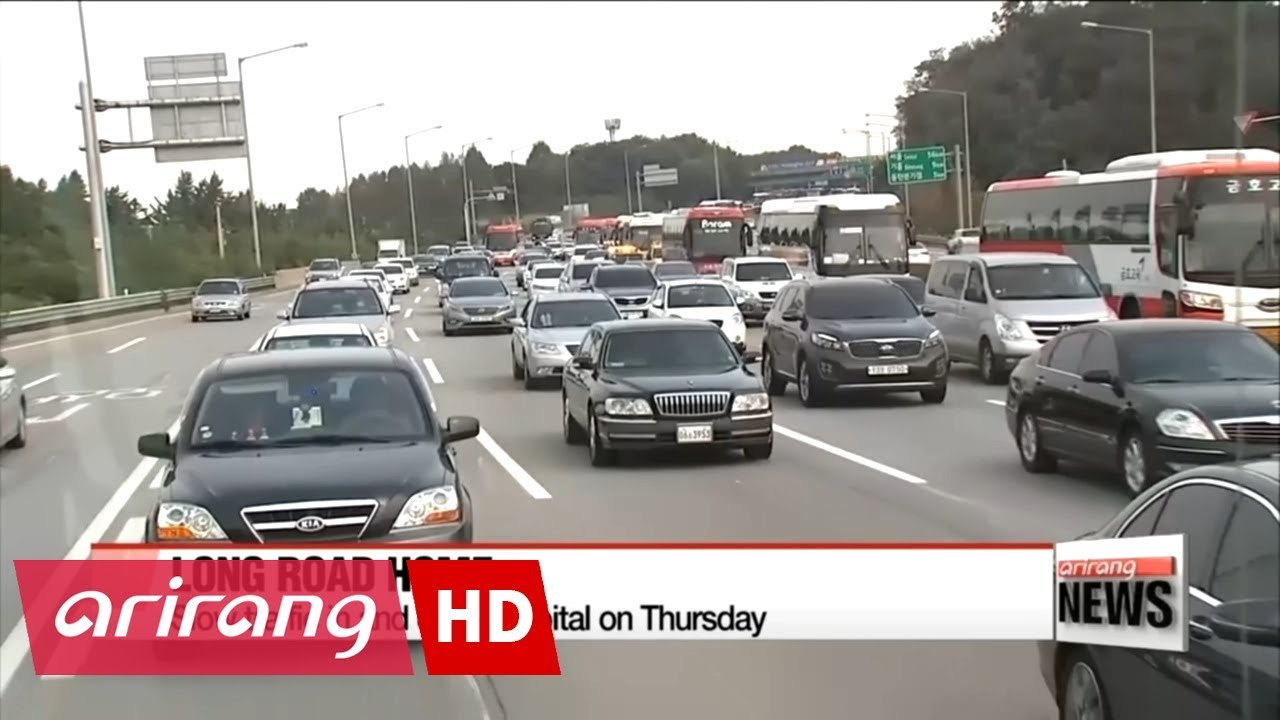 Heavy traffic for Koreans driving to capital