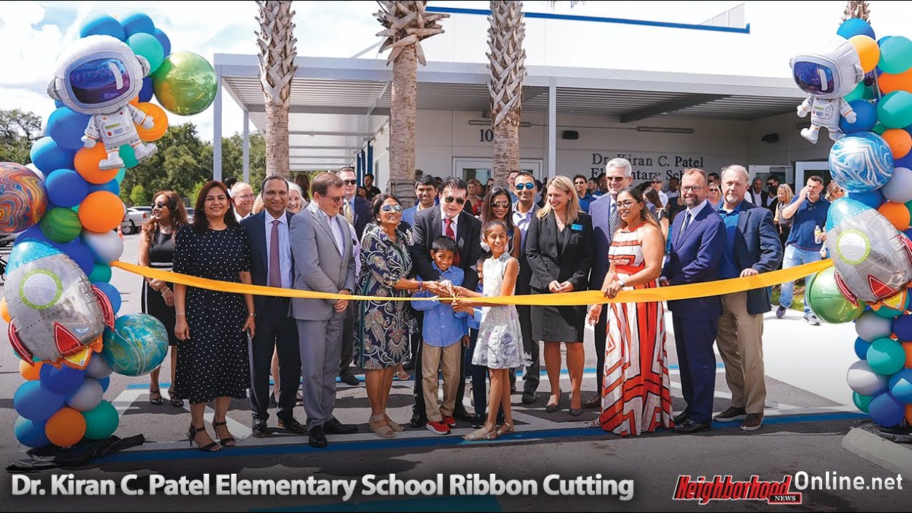 Dr. Kiran C. Patel Elementary School Ribbon Cutting