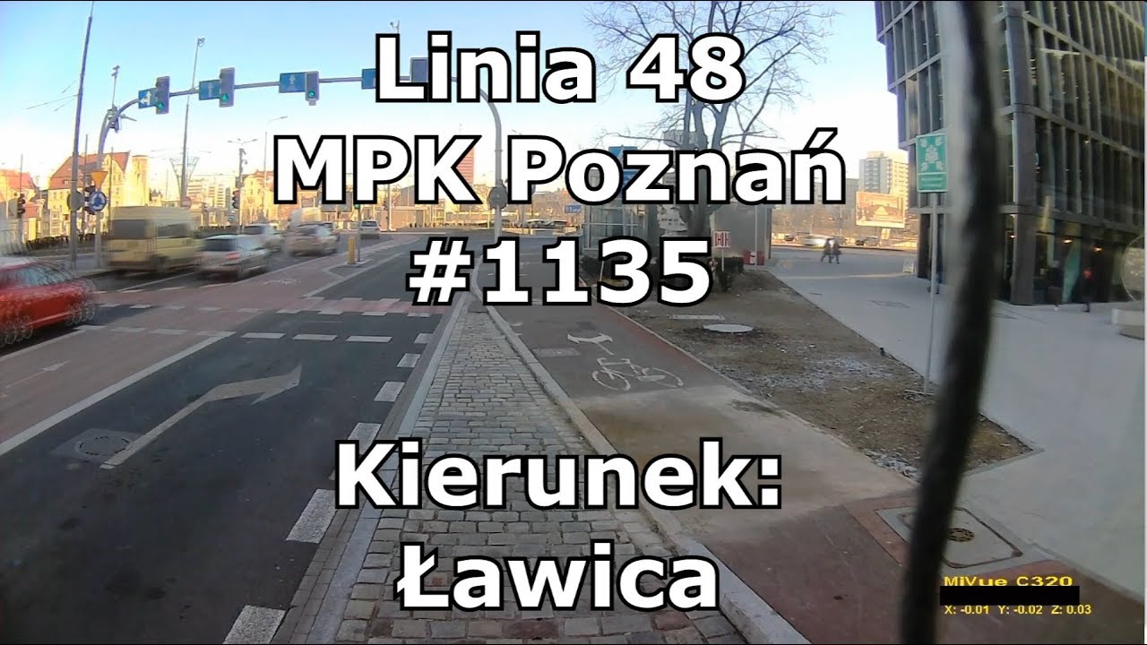 Linia 48(148) MPK Poznań #1135 Rondo Kaponiera(Bałtyk) - Ławica