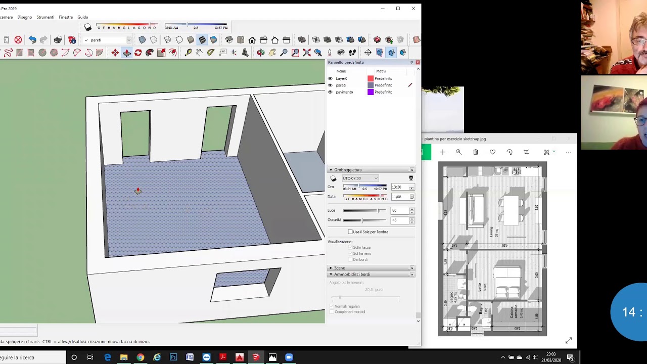 Sketchup avanzato: porte e finestre