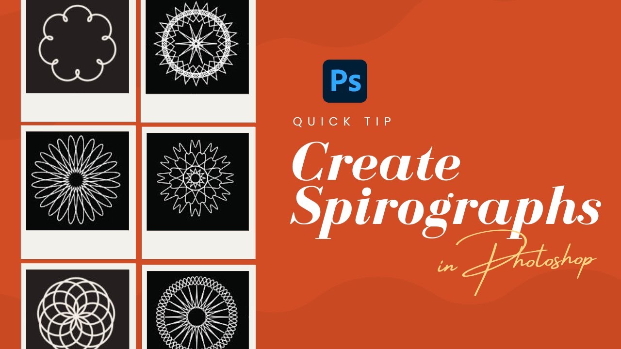 Create Spirographs - Photoshop Quick Tutorial