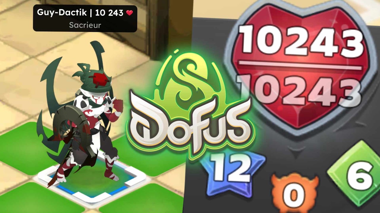 10 000 PV, NOUVEAU SACRIEUR BOSS DE DONJON SUR DOFUS 3.5