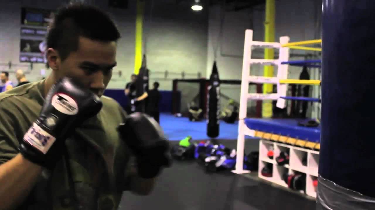 Kombat Arts | Champ hitting the Bag