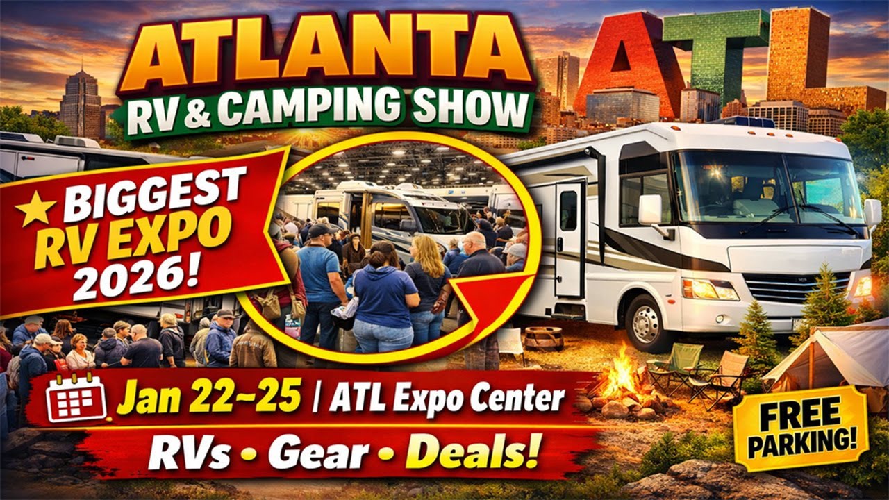 Inside the Atlanta RV Show (Jan 22–25) – Top RVs, Gear & Deals!