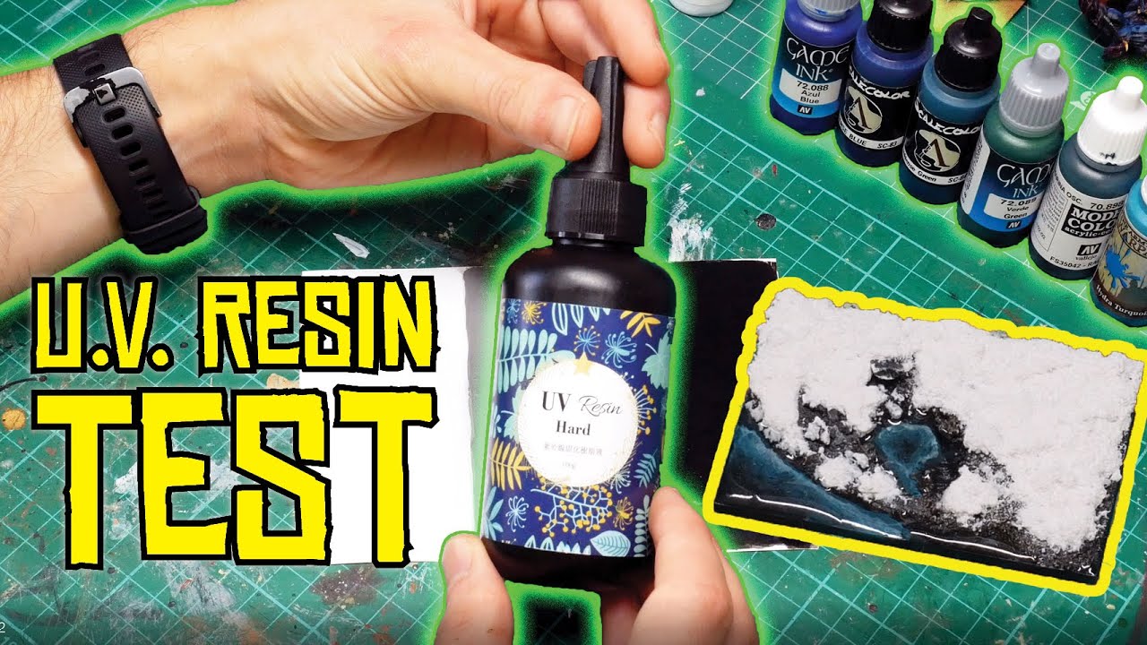 Cheap UV Resin for miniatures wargaming basis? Ice / Swamp / River effects