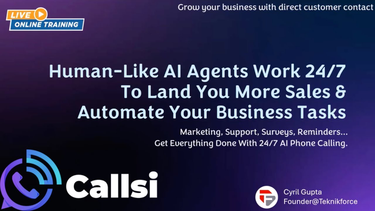 Full Callsi Review Webinar  + Demo + OTOs + Bonuses | Callsi AI Review