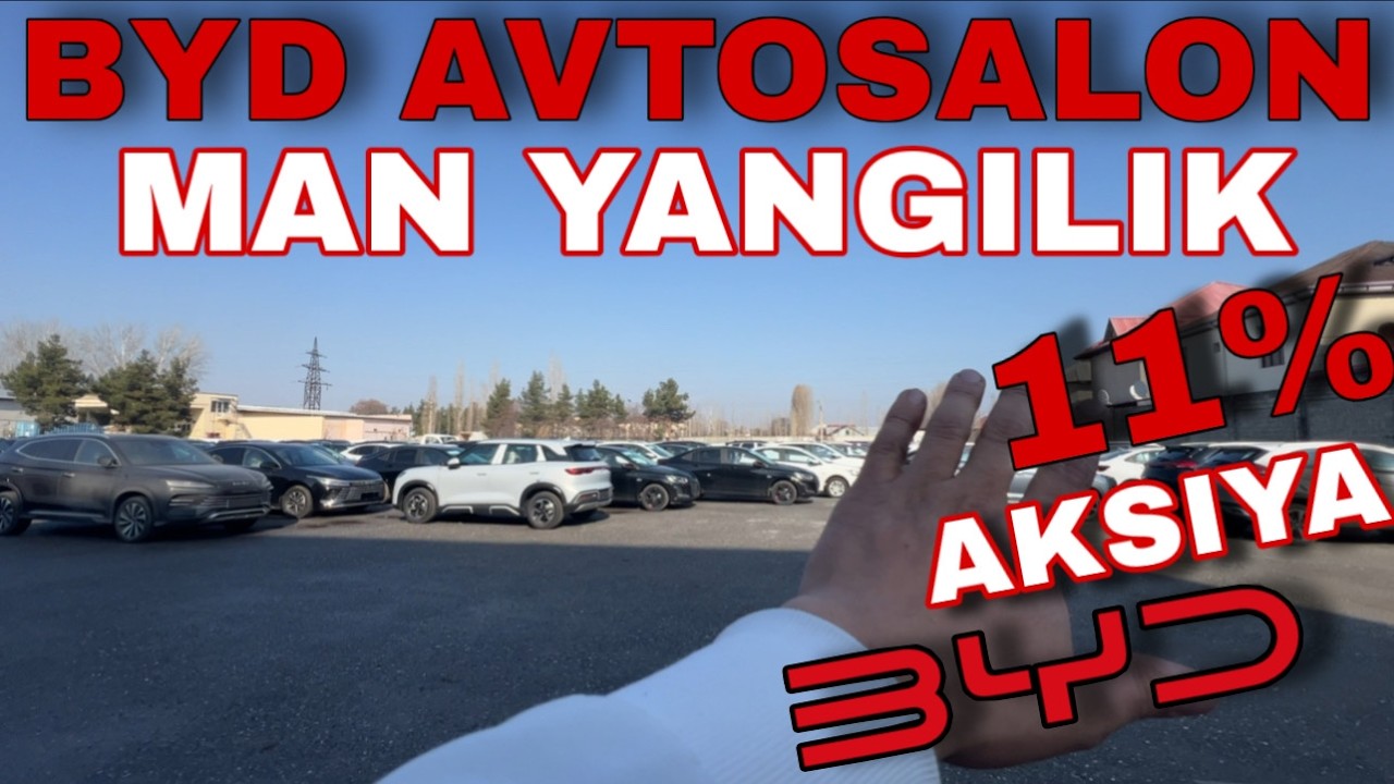 Byd Narxlari 2026. Byd AvtosalonNarxlari2026... Byd Chempion narxlari