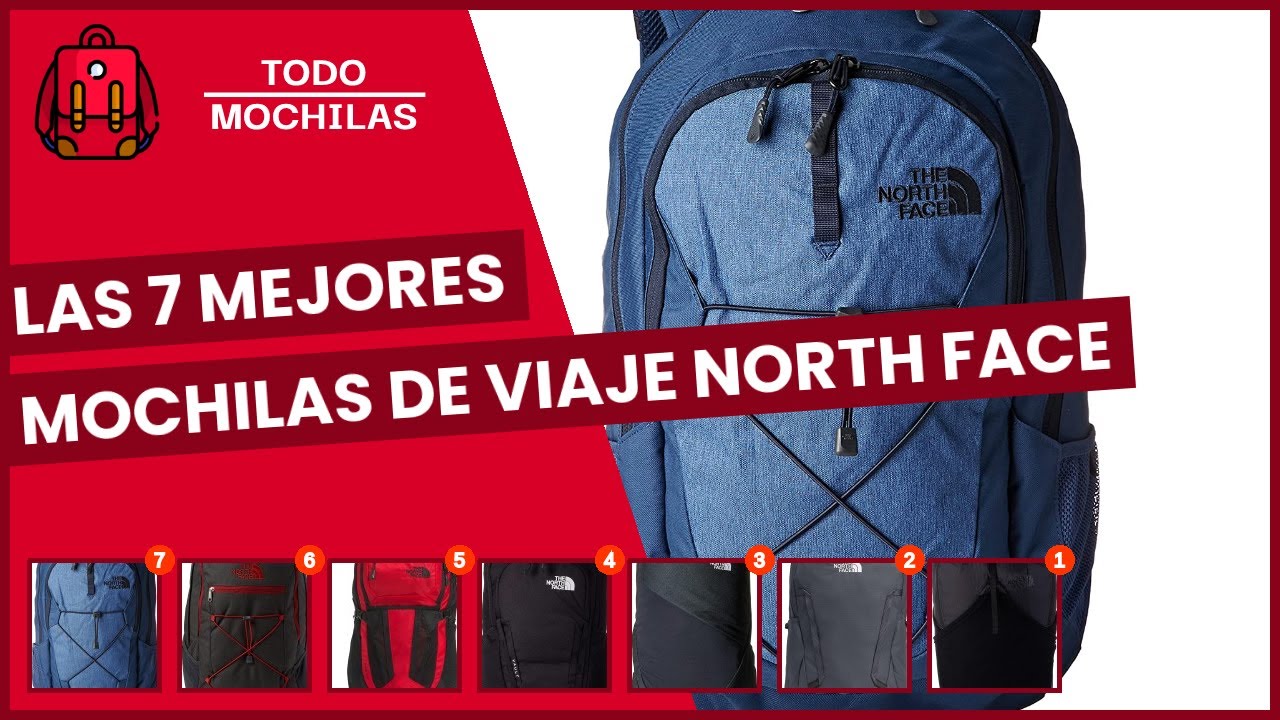 Las 7 mejores mochilas de viaje north face
