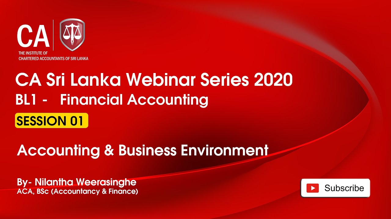 BL1  Accounting & Business Environment /  18 Oct 2020 Session 01